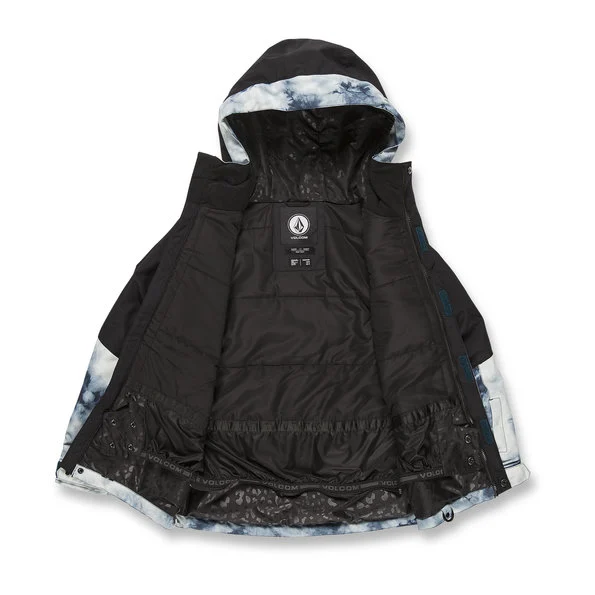 Volcom Sass'N'Fras Insulated kids snowboardjas storm tie dye