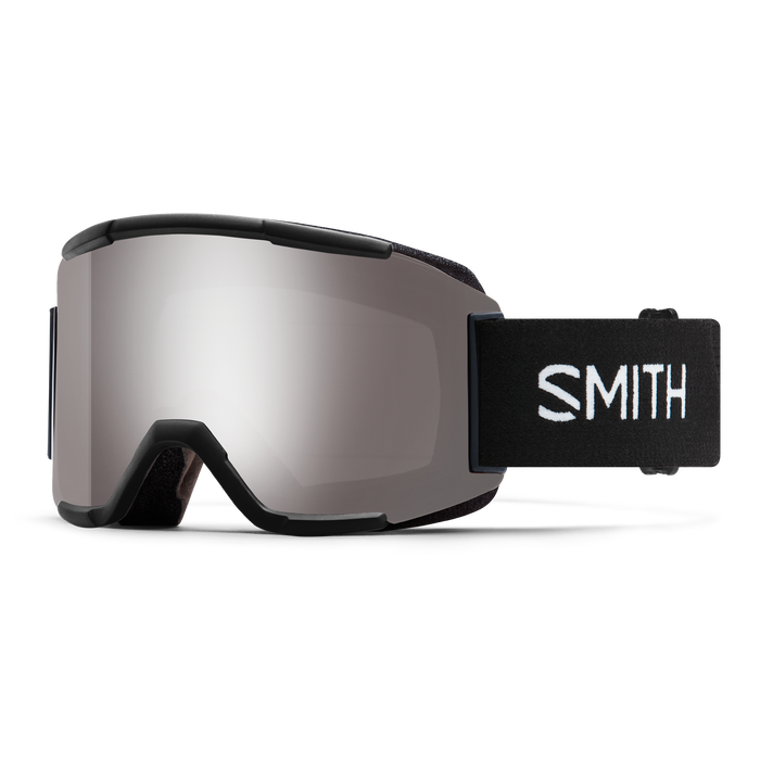 Smith Squad goggle black / chromapop sun platinum mirror (met extra lens)