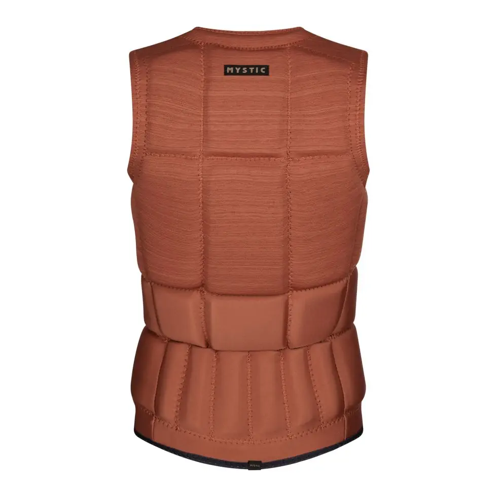 Mystic Diva Winboss impact vest women frontzip rusty red