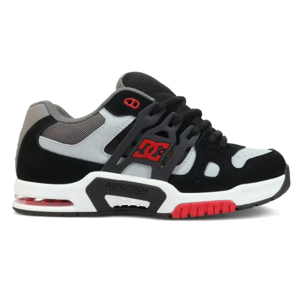 DC Shoes AT-2 schoenen black / grey / red