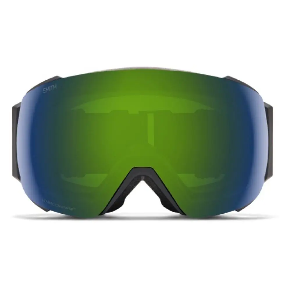 Smith I-O MAG Black Chromapop Sun Green Mirror