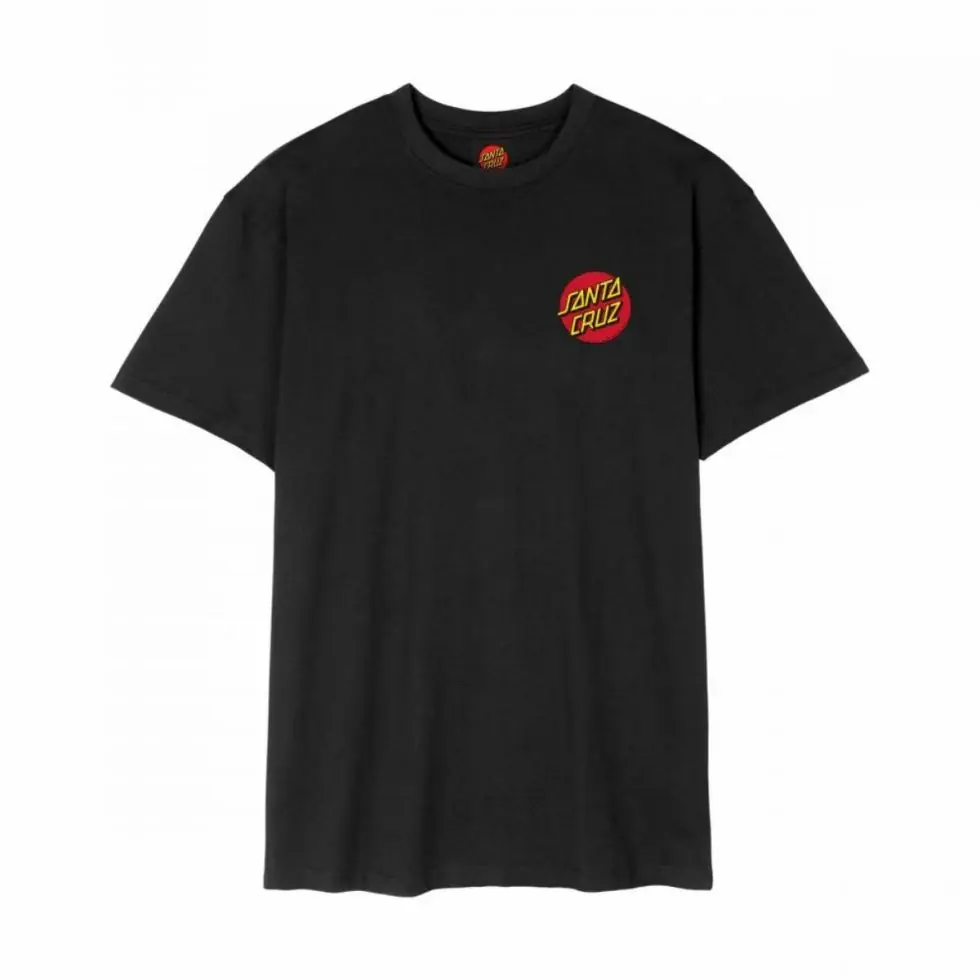 Santa Cruz Classic Dot Chest SP26 t-shirt black