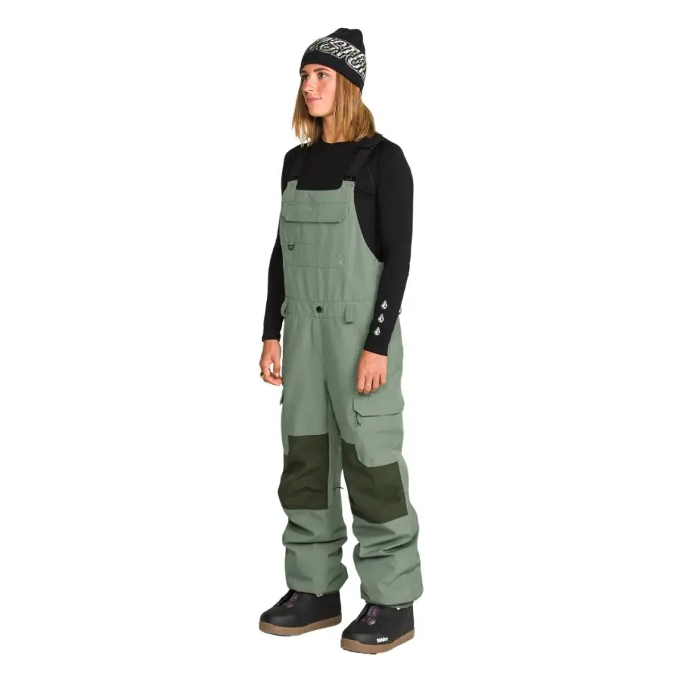 Volcom Creston 3D Stretch Bib Light Green