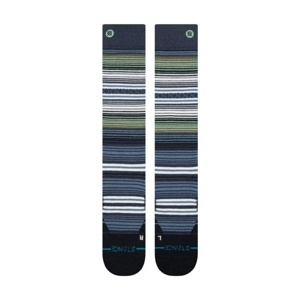 Stance Curren Mid Wool Snow Navy