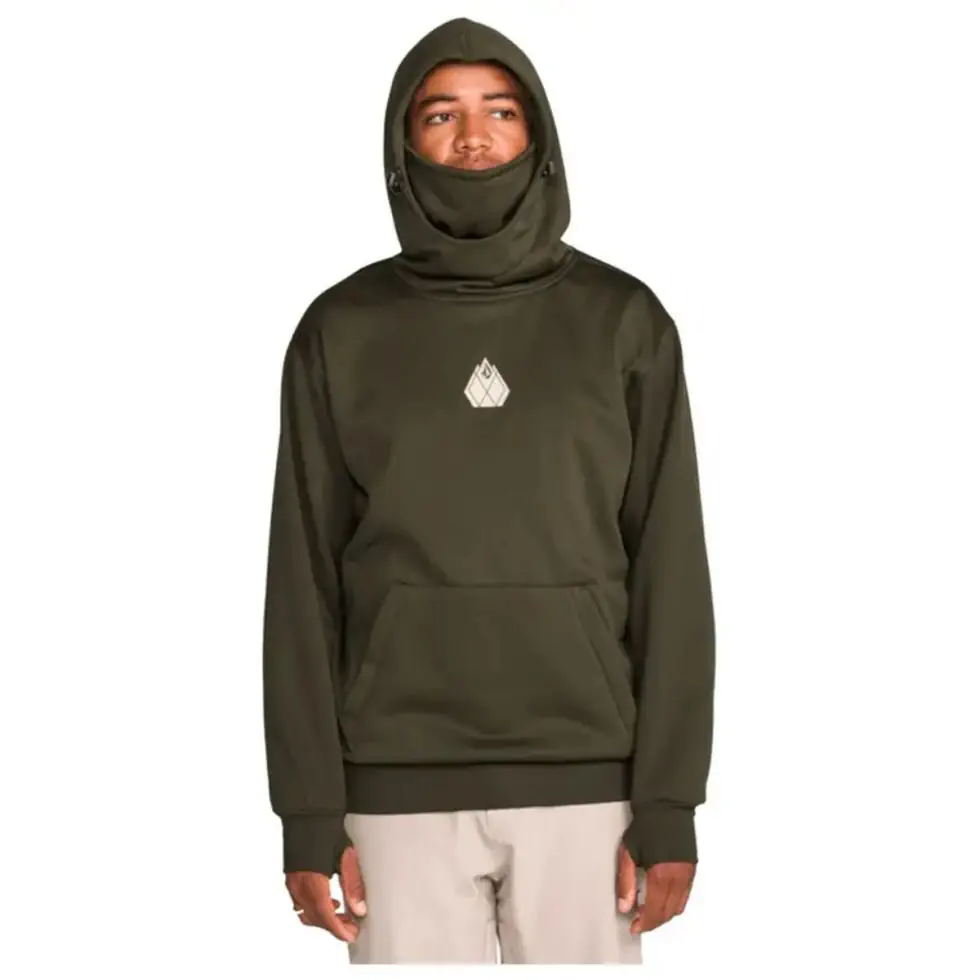 Volcom Hydro Riding Hoodie Dark Green