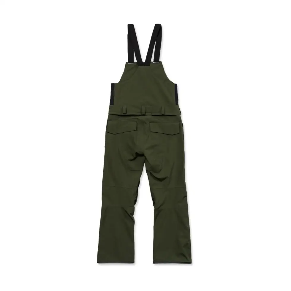 Volcom Roan Bib Overall Dark Green