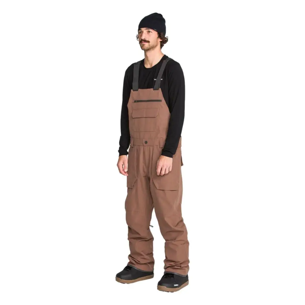 Volcom Roan Bib Overall Desert Taupe