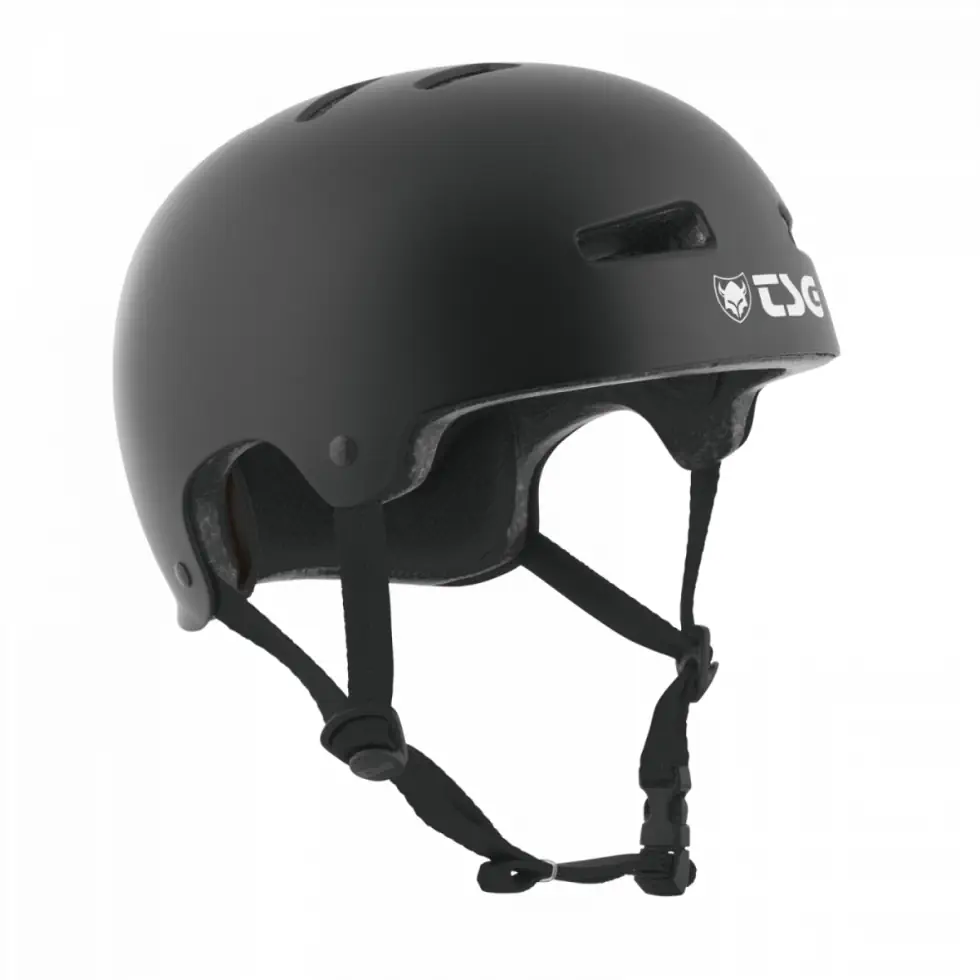 TSG Evolution skateboard helm satin black