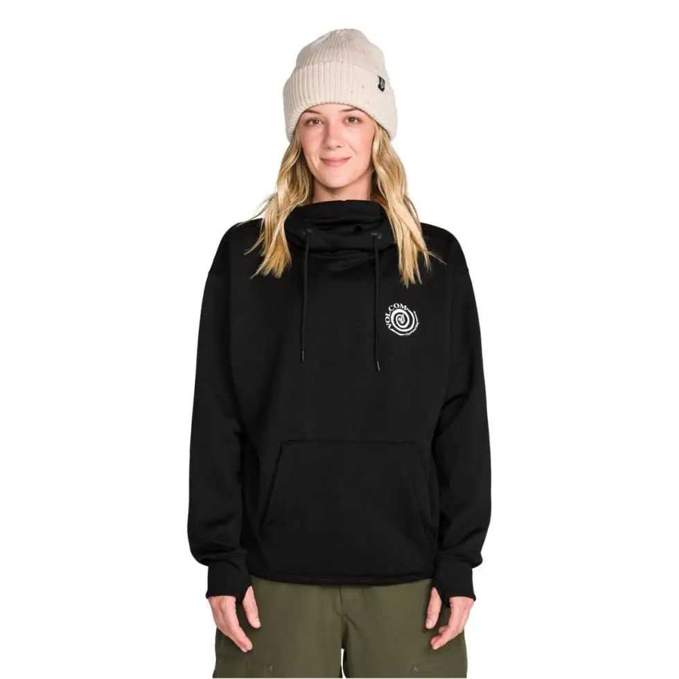 Volcom Riding Hydro Women's P/O Hoodie Black