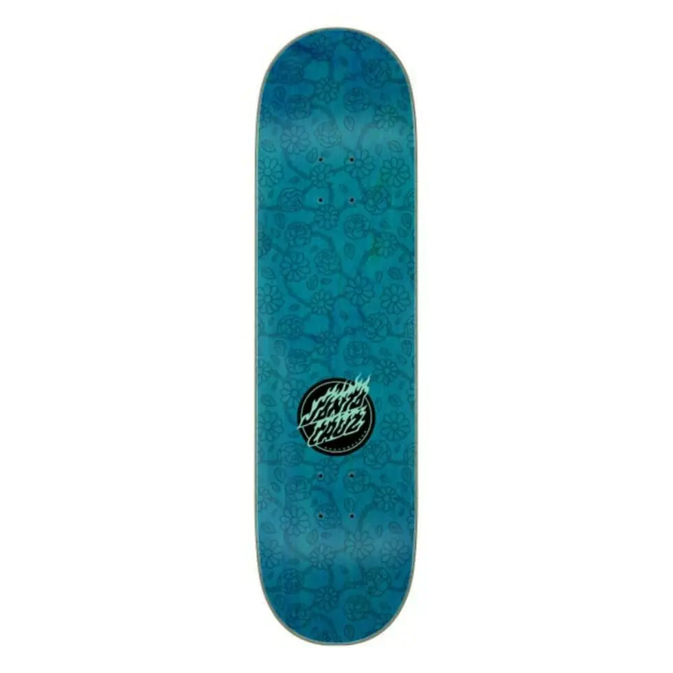 Santa Cruz Floral Flame Dot Birch 8.25" skateboard deck