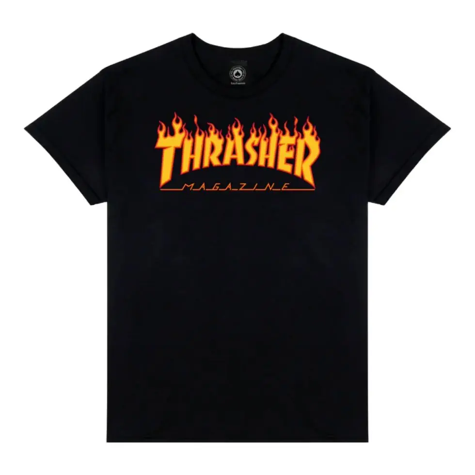 Thrasher Flame T-Shirt black