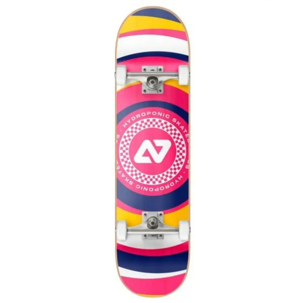 Hydroponic Circular Magenta 7.75" complete skateboard