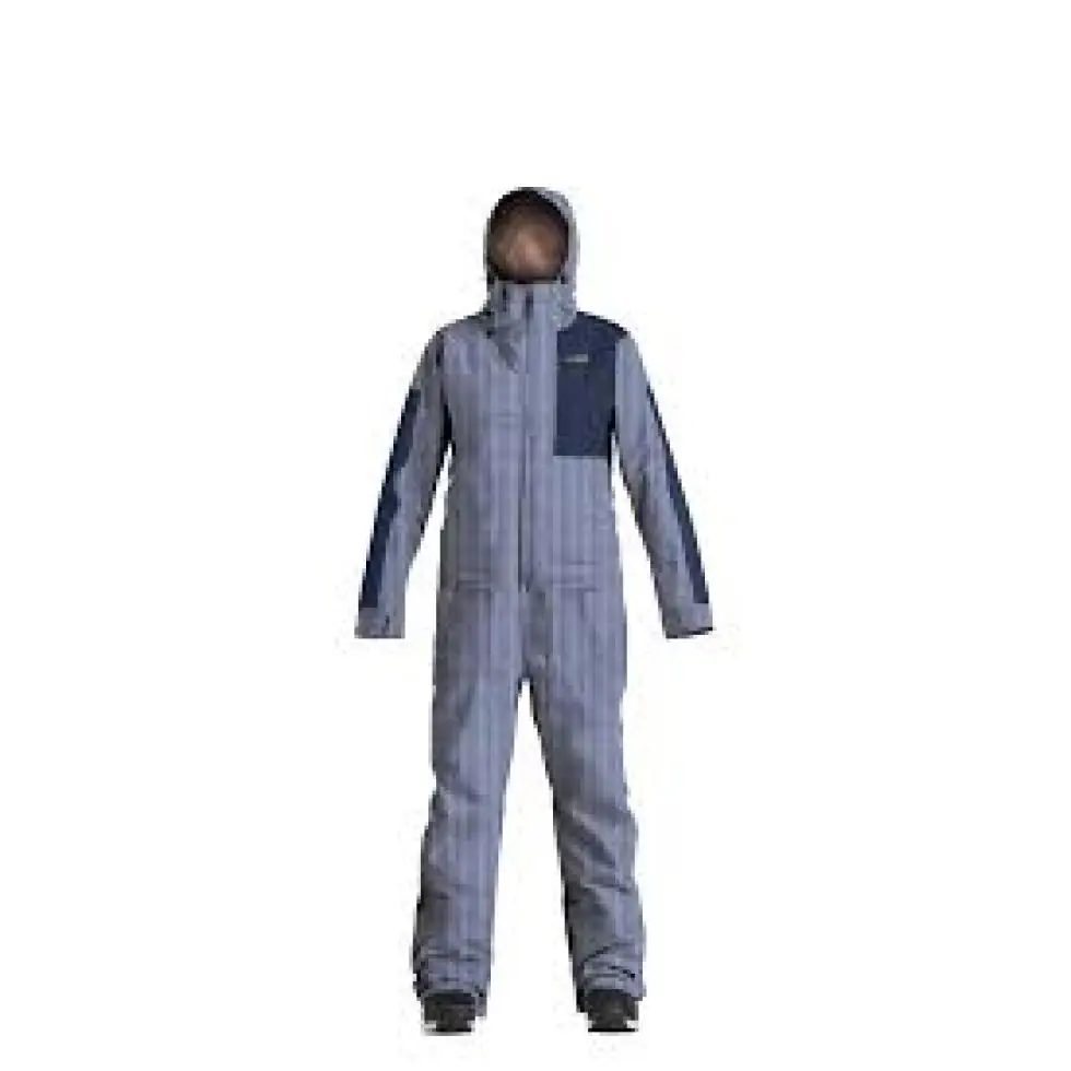 Airblaster Women's Insulated Freedom Suit onepiece overall stripe