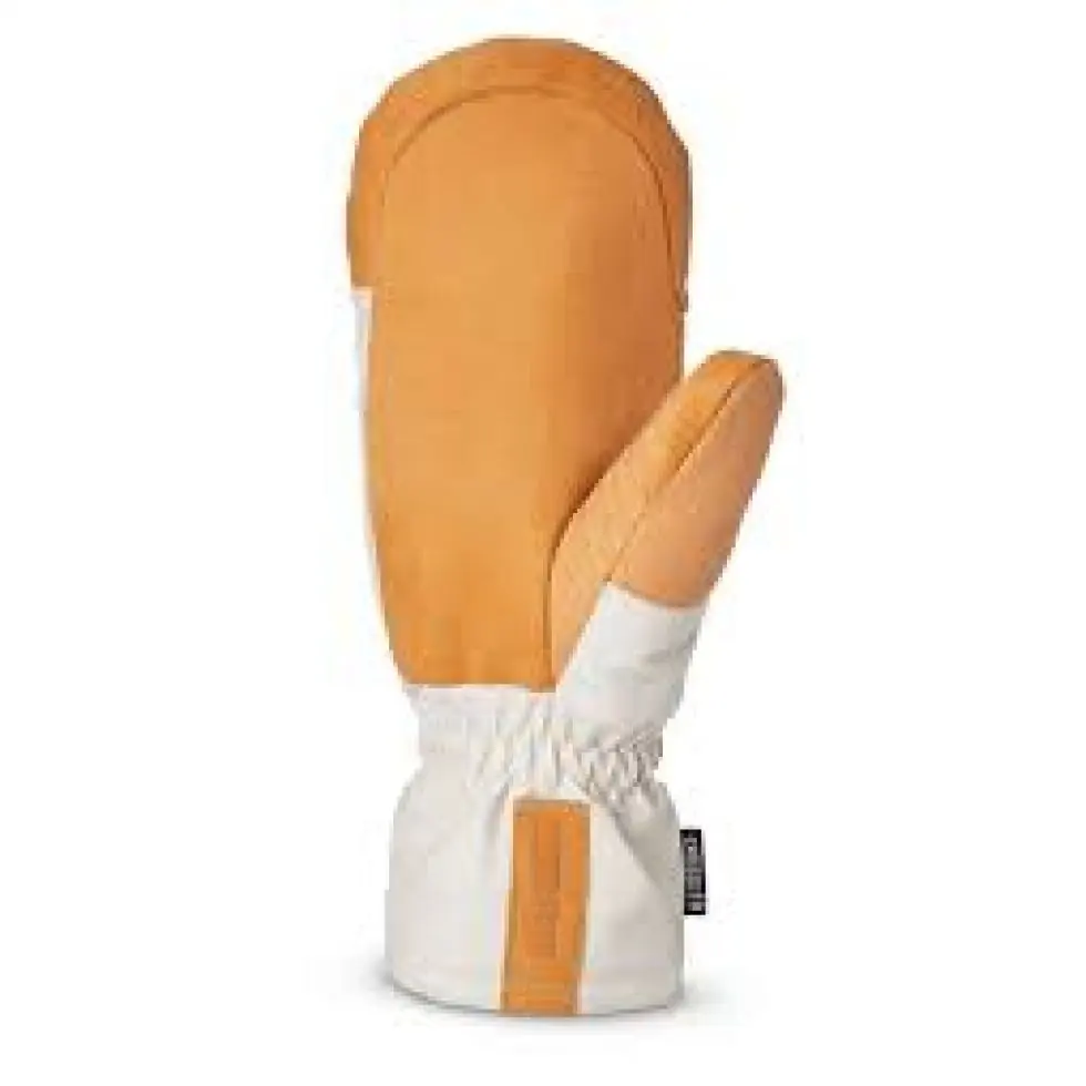 Crab Grab Snuggler women Mitt mittens cream and tan