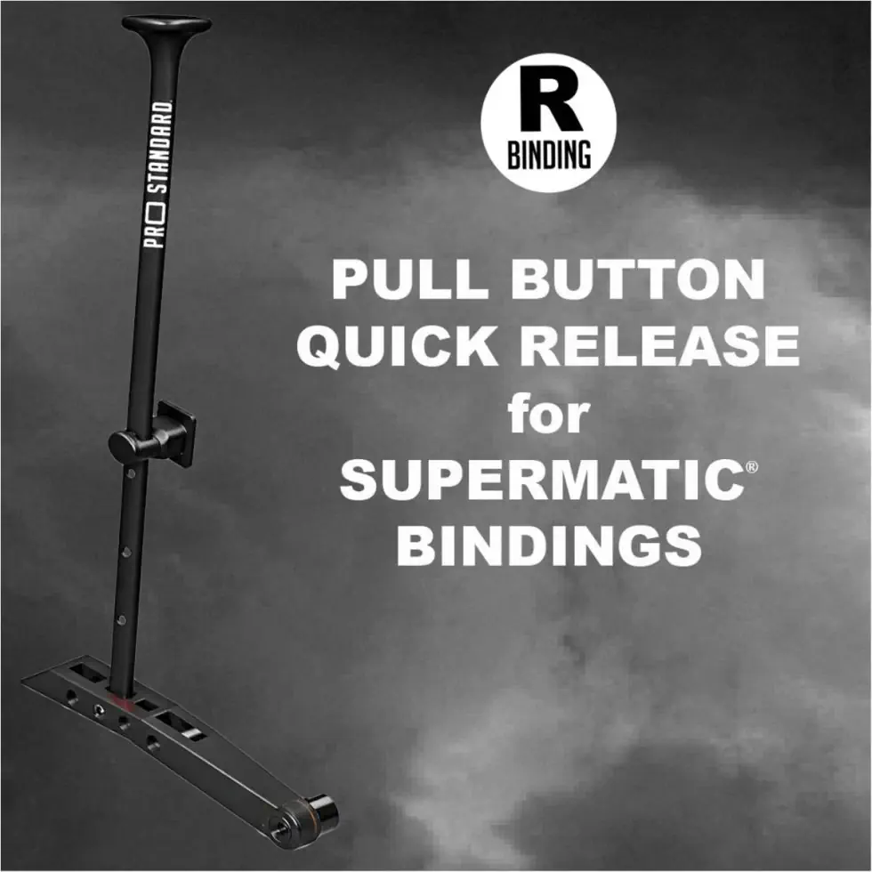 Pro Standard Supermatic Pull Button Quick Release Left Black