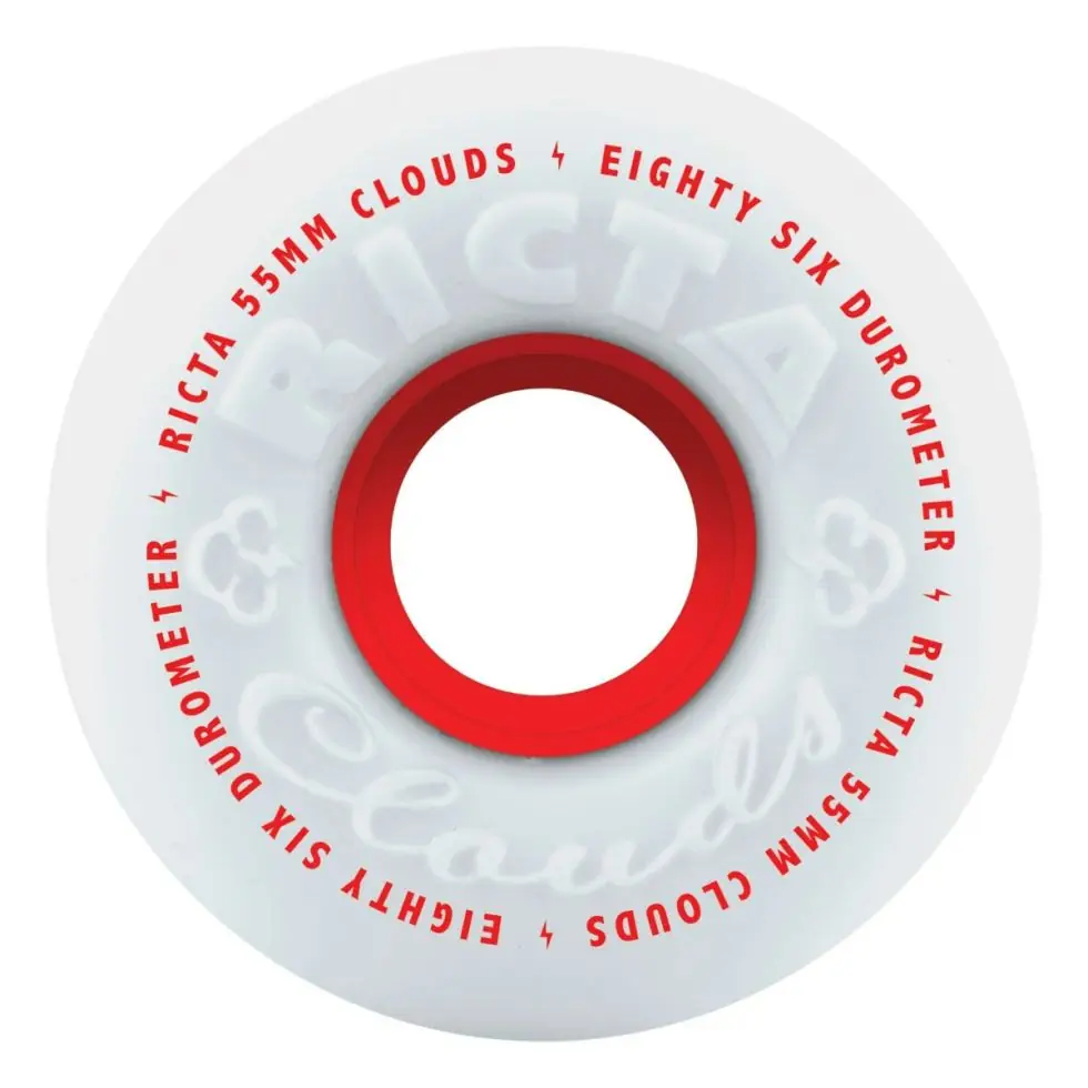 Ricta Clouds Red 55mm 86a 