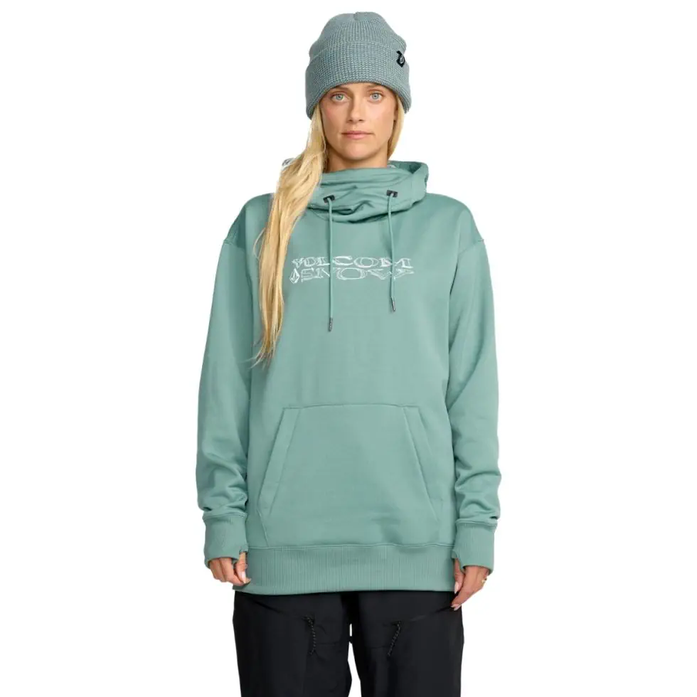Volcom Riding Hydro Women's P/O Hoodie arctic blue