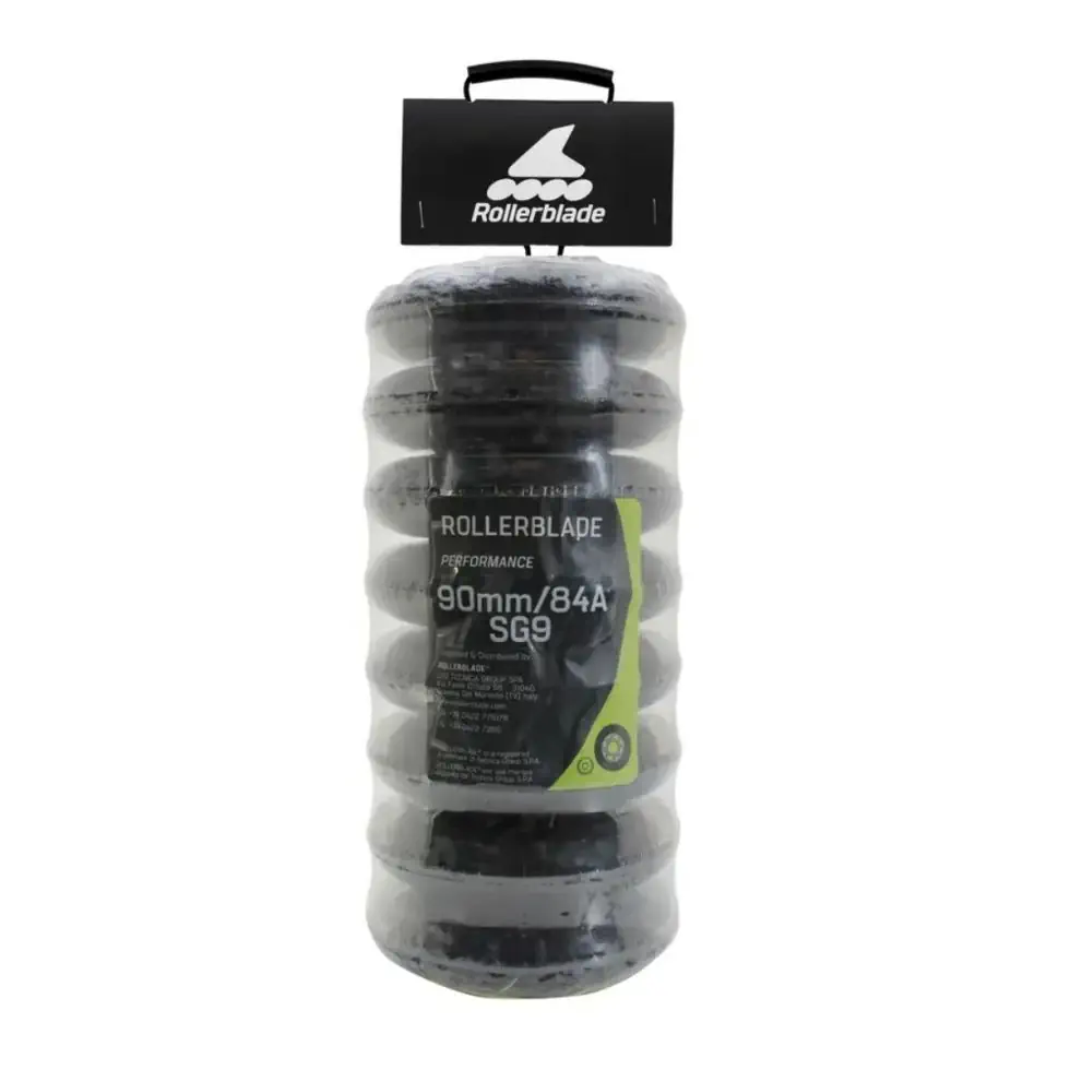 Rollerblade 90mm / SG9 skatewielen met lagers 8 stuks
