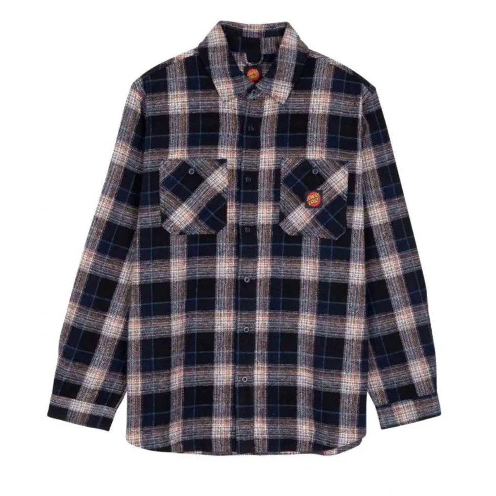 Santa Cruz Apex Shirt navy check