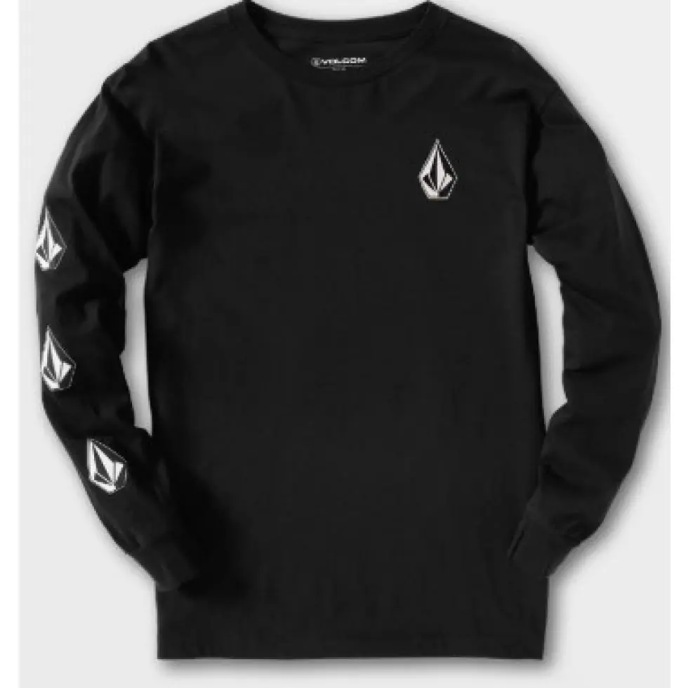 Volcom Iconic Stone l-s shirt black