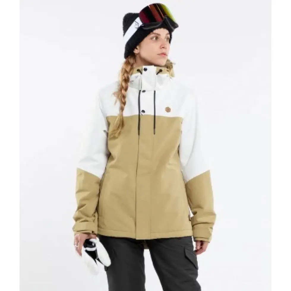 Volcom Bolt insulated women's jacket dark khaki