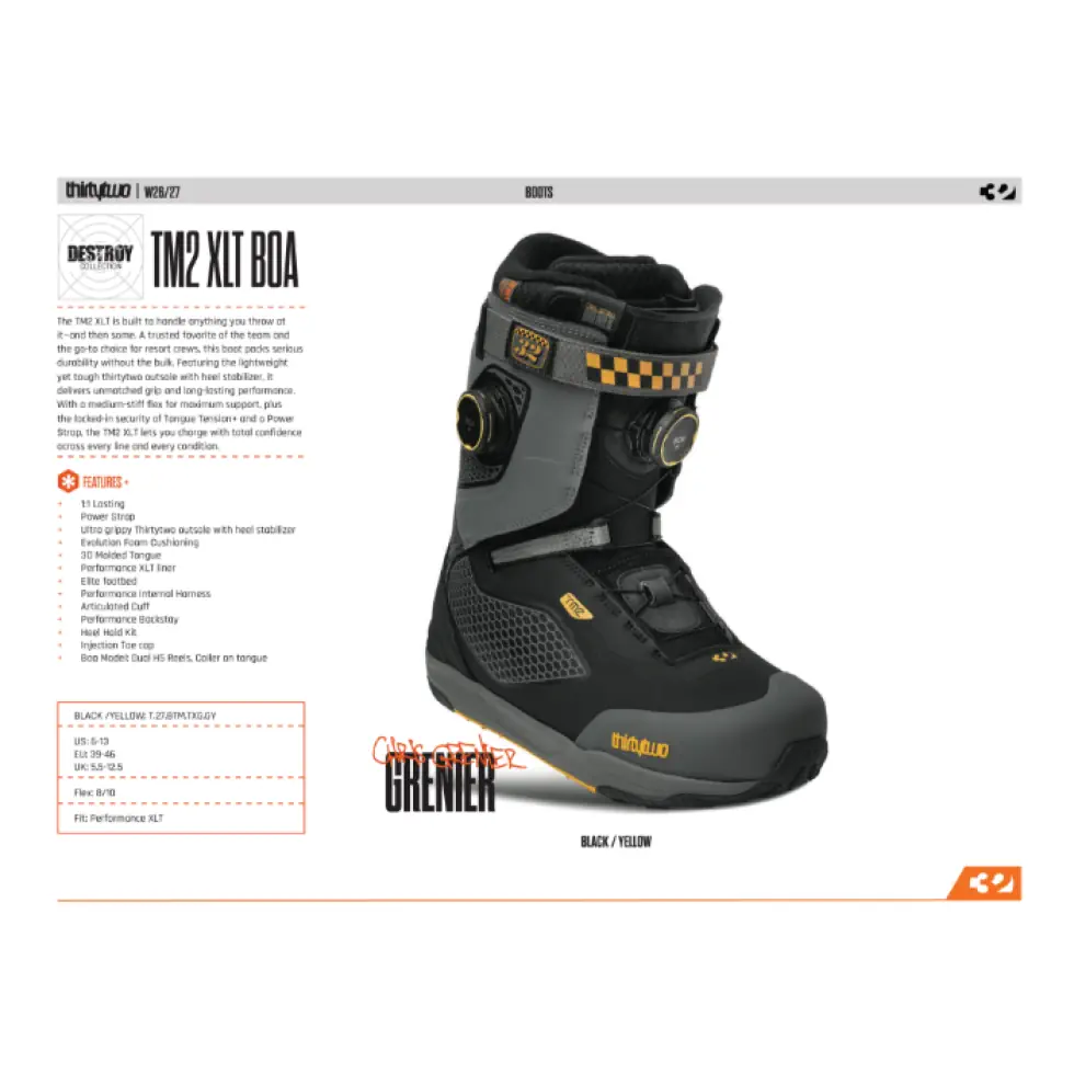 Thirtytwo TM-2 XLT DB Grenier 