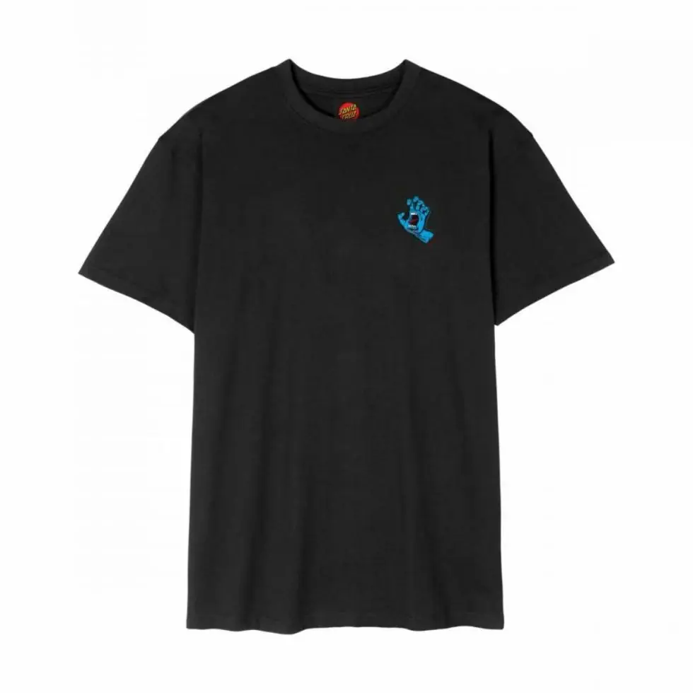 Santa Cruz Screaming Hand Chest SP26 t-shirt black