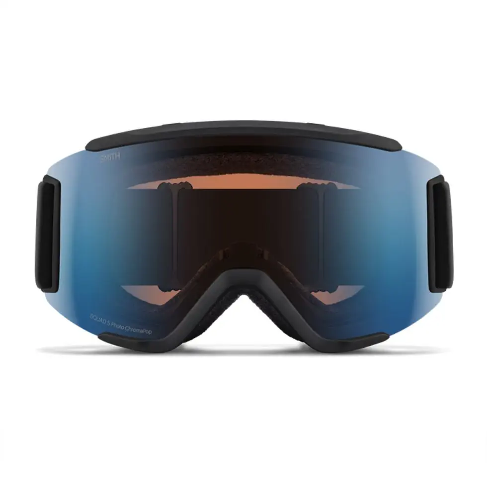 Smith Squad S Black Chromapop Pro Photochromic Blue Mirror