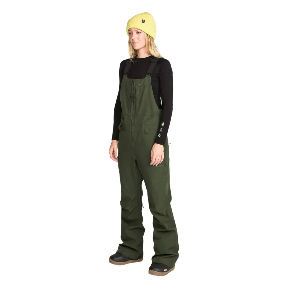 Volcom Swift Bib Overall Dark Green