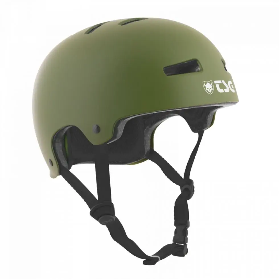 TSG Evolution skateboard helm satin olive