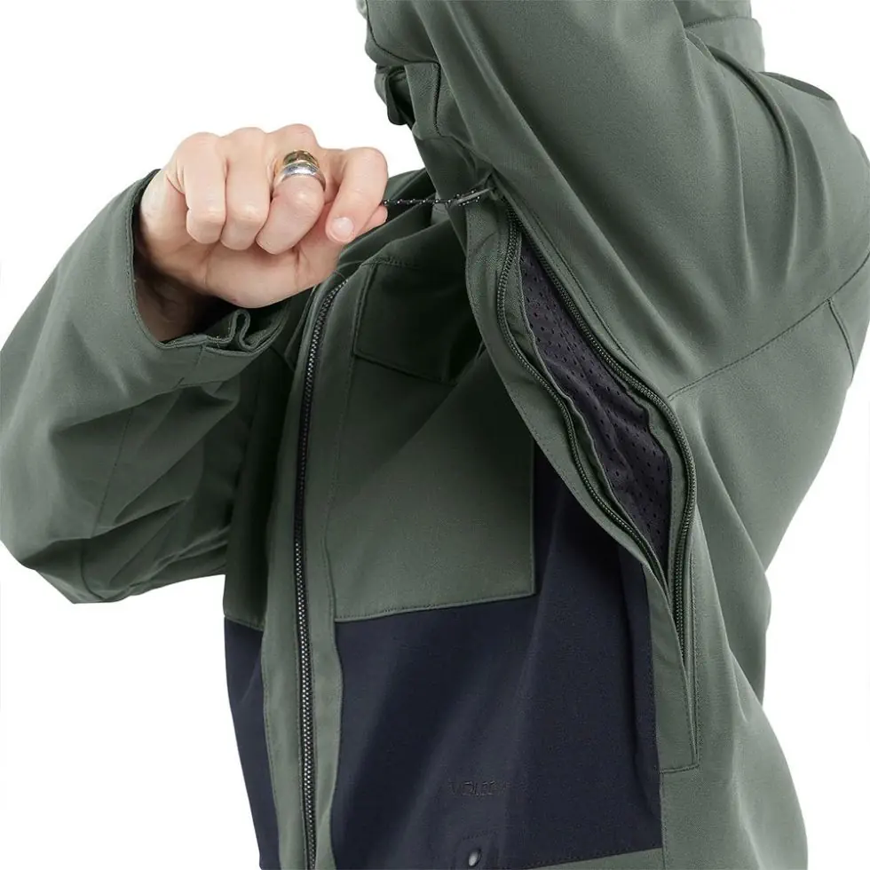 Volcom Shiloh snow suit onepiece ecualyptus