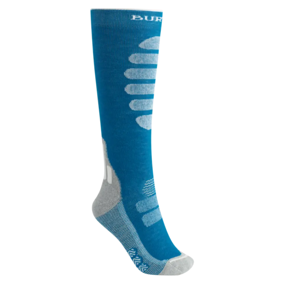 Burton Performance+ Midweight women's socks blue curacao