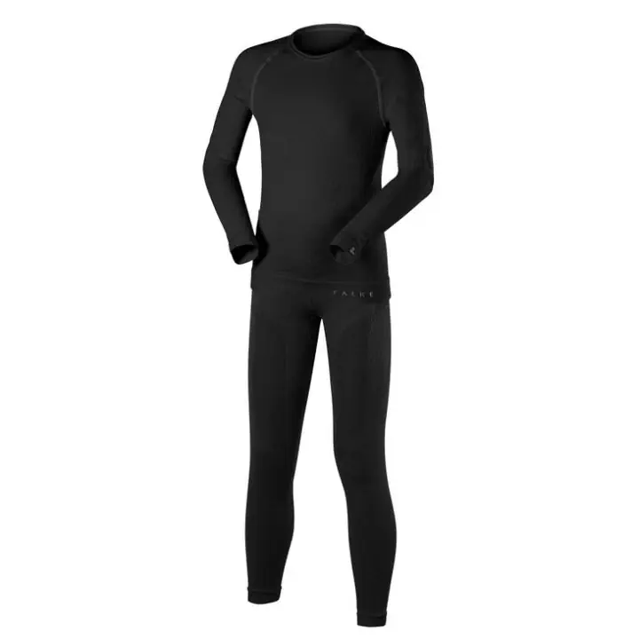 Falke maximum Warm underwear set kids black