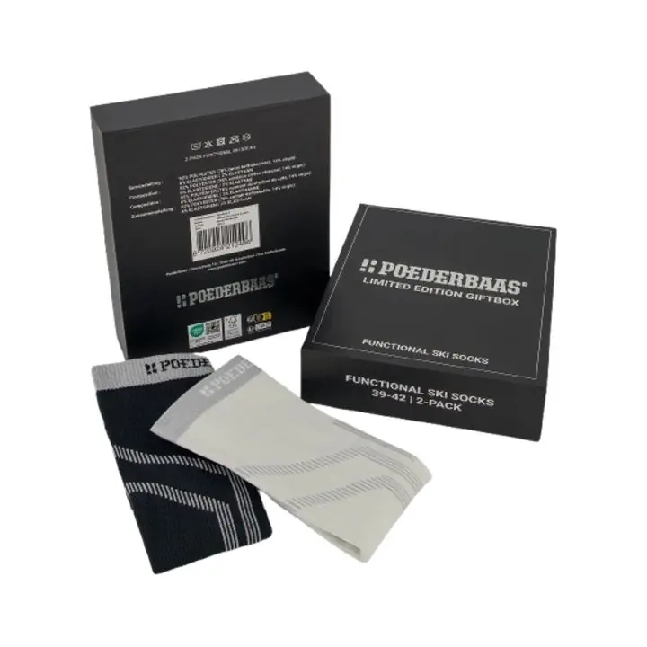 Poederbaas Giftbox Socks 2-pack