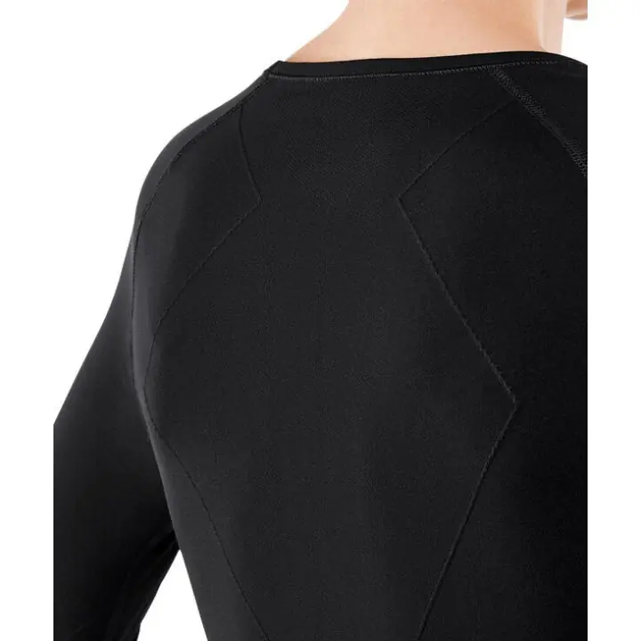 Falke Warm Longsleeve women's thermo top met v-hals black