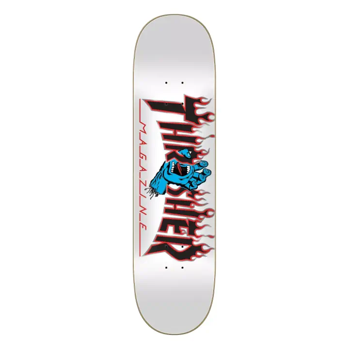 Santa Cruz 8.0in Thrasher Screaming Flame Logo Santa Cruz Skateboard Deck
