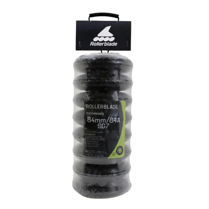 Rollerblade 84mm / SG7 skatewielen met lagers 8 stuks