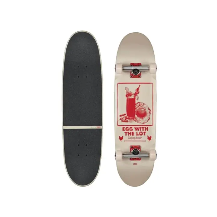 Globe  Eggy 8.625'' compleet skateboard off-white - the lot