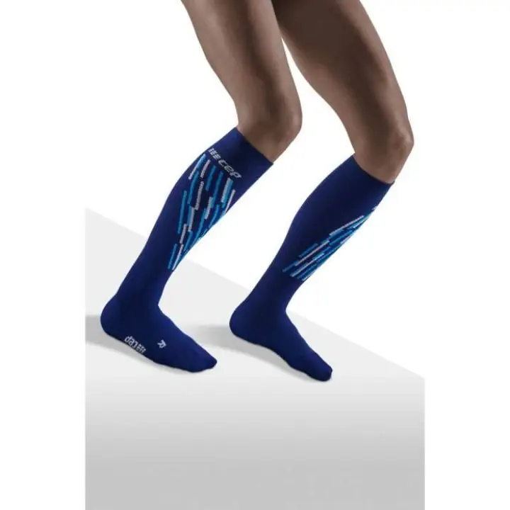 CEP Thermo Compression socks blue - azure