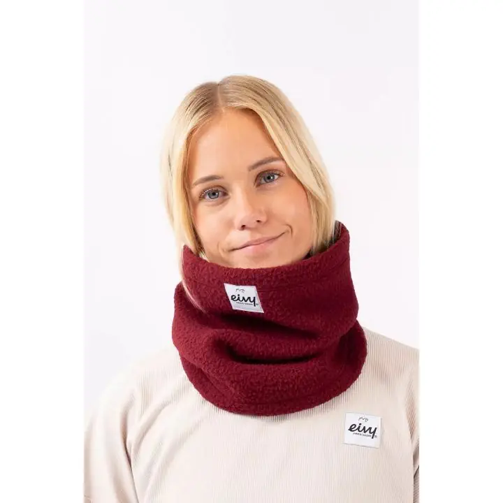 Eivy Adjustable Sherpa Neckwarmer wine