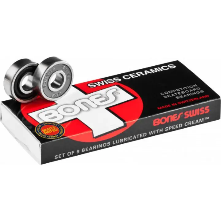 Bones Swiss Ceramic Reds skateboard lagers