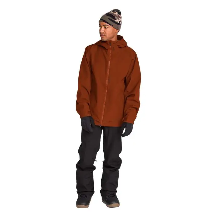 Volcom Brighton Full Zip Jacket Burnt Orange