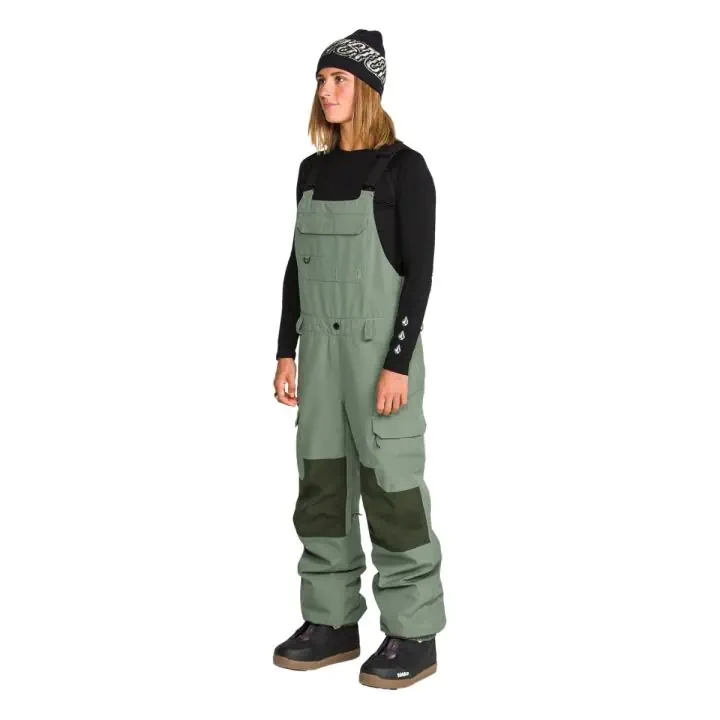 Volcom Creston 3D Stretch Bib Light Green