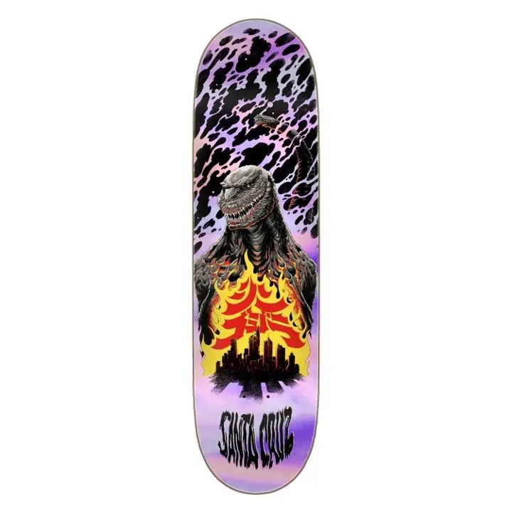 Santa Cruz X Godzilla shin knox firepit 8.5 skatedeck