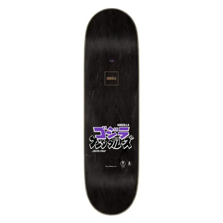 Santa Cruz X Godzilla shin knox firepit 8.5 skatedeck