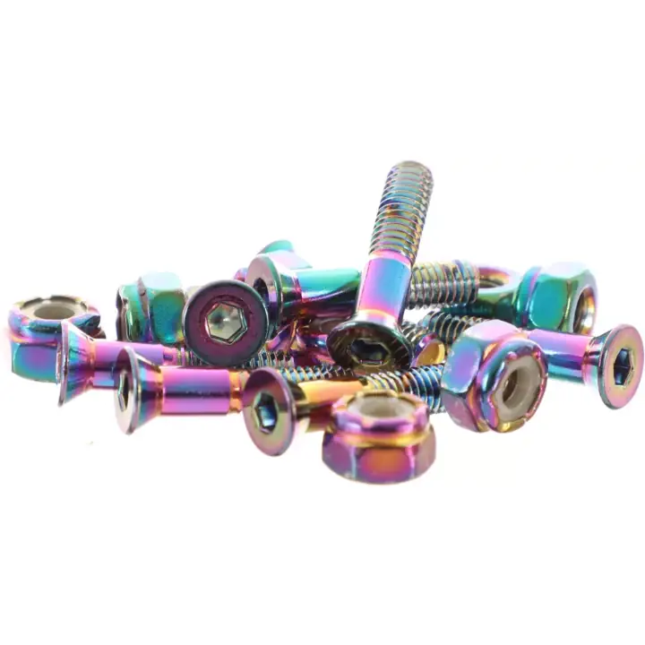 Pig Prime Allen hardware 1" skateboard schroefjes neochrome