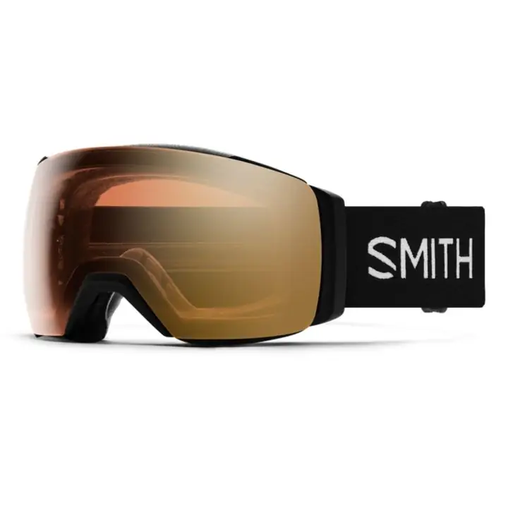 Smith I-O MAG XL Black Chromapop PRO Photochromic Gold Mirror