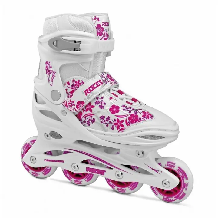 Roces Compy 8.0 kids inline skates white - violet