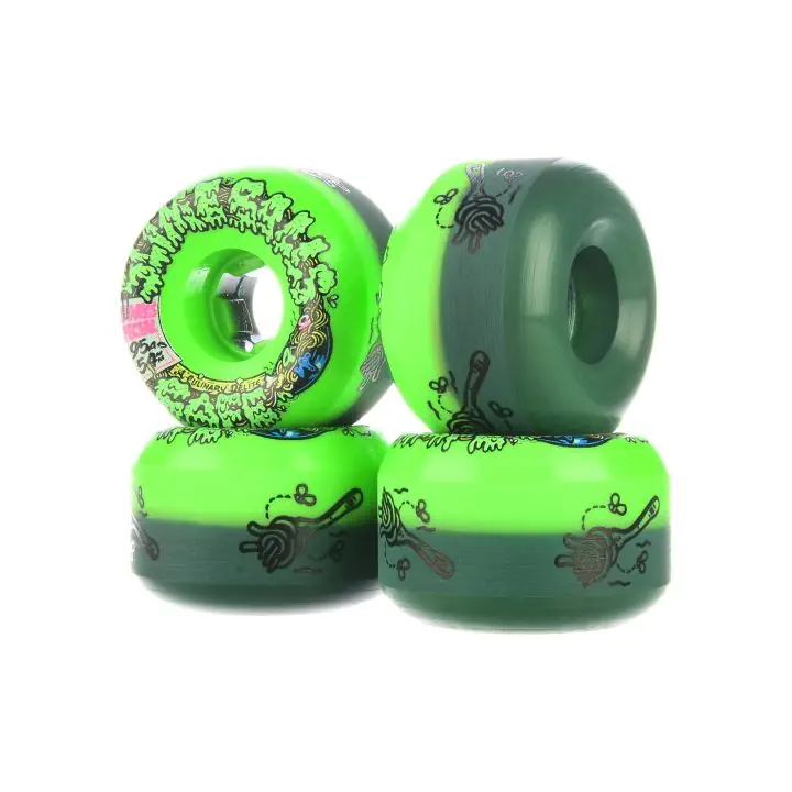 Santa Cruz 54mm Double Take Cafe Vomit Mini 95A skateboardwielen green