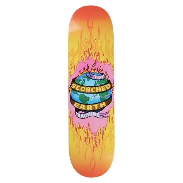 Toy Machine Scorched Earth 8.25" skateboard deck